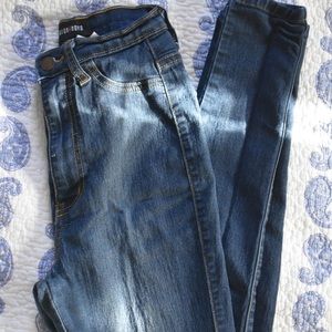 FashionNova Blue High Waisted Jeans